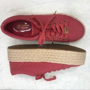 libby cotton canvas platform sneaker